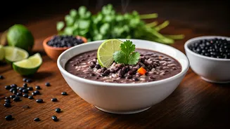 Speedy Black Bean Rice Soup: A 10-Minute Delight!