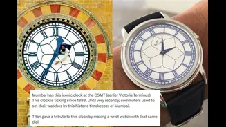 This 1888 Mumbai Clock At Chhatrapati Shivaji Terminus Inspired A Titan Watch And The Internet Is Obsessed