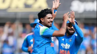 Harshit Rana dismisses Devon Conway for 3rd successive time (ODIs)