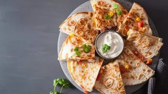 Make this bean dip quesadilla in just 5 minutes