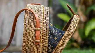 Simple Ideas For Styling Small Batik Pattern Accessories Across Bookcases And Side Tables