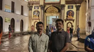 Hyderabad pilgrims including Mallinath Kolkundi and Sangamesh escape Nepal-Tibet floods