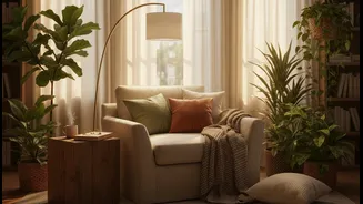 A Nook Can Create Privacy Through Orientation, Light And Texture