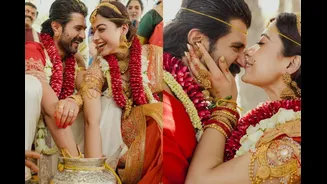 Rashmika Mandanna, Vijay Deverakonda Wedding: Couple Celebrate Their Union In Anamika Khanna Ensembles