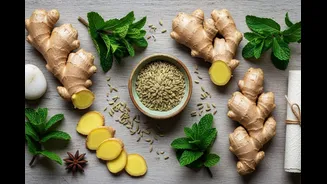 Ginger, Fennel, And Peppermint: Experts Explain How To Use These Herbs For Gut And Mind Balance