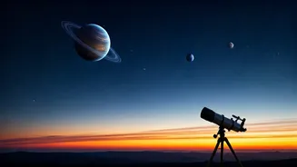 Amateur Astronomers Chase Beautiful Multi Planet Visions Post Sunset