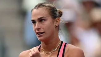Sabalenka wins 100th match as world number one in Indian Wells opener