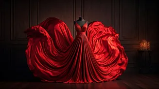Priyanka Chopra Stuns in Red Gown at Diwali