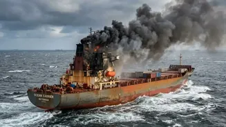 Drone Attack Hits Panama-Flagged Oil Tanker At Sharjah Anchorage, All 22 Indians Safe