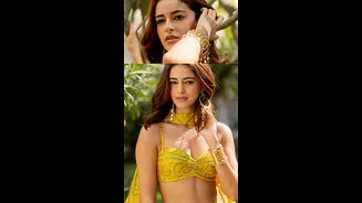 Ananya Panday Steps Out In Bandhani Lehenga For Tu Meri Main Tera Main Tera Tu Meri Promotions