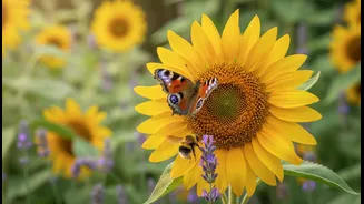 Butterflies And Bees Benefit From Different Flower Shapes And Heights