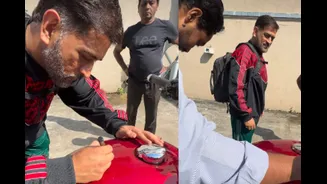 MS Dhoni Signs Fan’s Royal Enfield And Asks ‘Chala Ke Report Dena’: ‘Rs 3 Lakh Se Sidha Rs 30 Crore Ki Hogai’ | Video