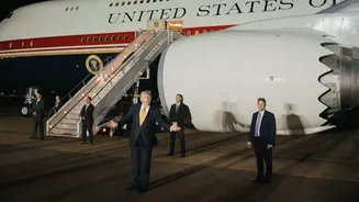 Trump hid in airport's catering cart amid Iran threat: Reports