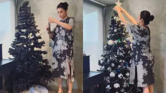 Shruti Haasan Embraces the Christmas Spirit with a Black Christmas Tree, Describing It as Her 'Favorite Time of Year'