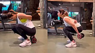 WATCH: Shilpa Shetty's Dumbbell Challenge At 50 Goes Viral; Bollywood Actress Says 'Looks Easy...'