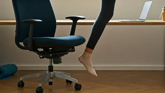 Desk Days Need More Feet, Less Chair
