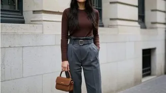 How to style ribbed long-sleeve tops