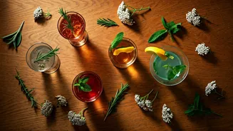 Savory Native Herb Mocktails Rule Gen Z Parties