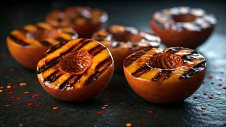Why Indian Foodies Are Obsessed With Chili Glazed Grilled Peaches