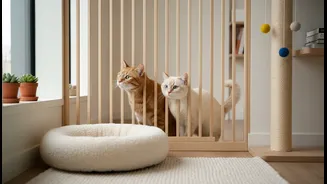 How to smoothly introduce a second rescue cat into tiny flats using behavioral techniques