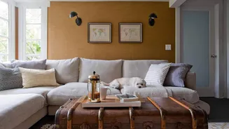 How to lighten dark rooms on a budget