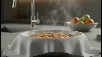 How Humid Kitchen Air Masses Reduce The Efficacy Of Basic Food Covering Linens