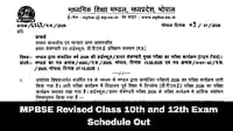 MPBSE Schedule 2026: Class 10th And 12th Revised Exam Timetable Out;