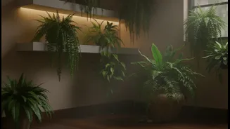 Ferns Make Humid Corners Feel Less Harsh