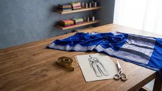 Why Upcycling Grandmothers Silk Sarees Keeps Heritage Alive In Modern Gen Z Festive Outfits