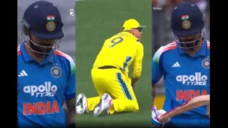 Kohli’s ODI return ends in duck against Australia