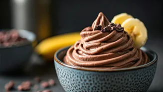 This 3-Ingredient Dark Cocoa Banana Nice Cream Cures Midnight Hunger