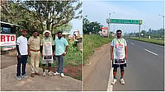 Mumbai-Goa Highway Safety: 29-Year-Old Raigad Engineer Walks 490 Km, Flags 59 Hazard Categories On NH-66 In 29-Day ‘Rasta Satyagraha’