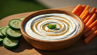 This 2-Ingredient Sesame Yogurt Dip Rules Summer Feeds