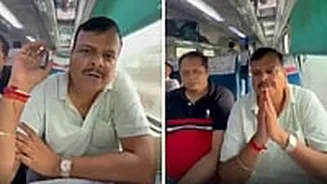 BJP MLA Sanjay Upadhyay Ditches Road Travel, Takes Tejas Express From Mumbai To Chiplun Backing PM Modi’s Fuel-Saving Appeal