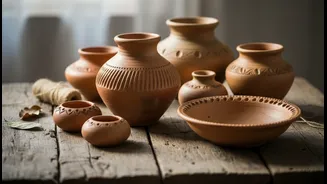 How to use local clay pottery to introduce warm earthen tones naturally