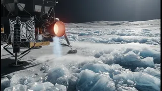 Faster Exploration With Higher Contamination Risk Makes Moon-Lander Exhaust And Lunar Ice Worth A Closer Look