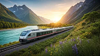 Beyond Borders: Unveiling the World's Most Stunning 25-Minute River Train Journey!