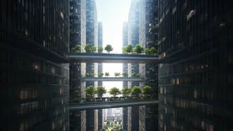 Multi Tiered Vertical Wall Bridges Optimize Tight High Rise Spaces