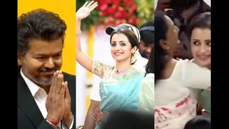 Watch: 'Proud' Trisha Krishnan Hugs Vijay's Mother, Sister As Thalapathy Takes Oath As Tamil Nadu CM