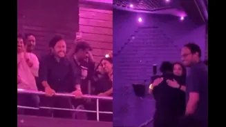 Karuppu: Director RJ Balaji Cries, Screams In Theatre; Trisha Krishnan Hugs Him During FDFS | Watch