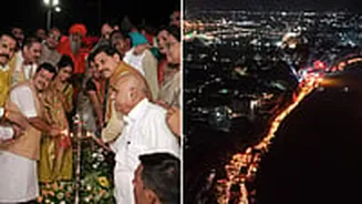 Ujjain lights 33 lakh diyas on Modi’s 76th birthday