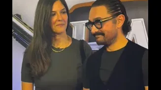 Happy Patel Premier: Aamir Khan Walks Hand-in-hand With GF Gauri Spratt | Video