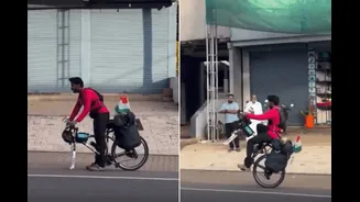 'This Is Insane’: Young Boy Travels From Kerala To Nepal On One-Wheel Bicycle, Leaves Social Media Completely Stunned | Video