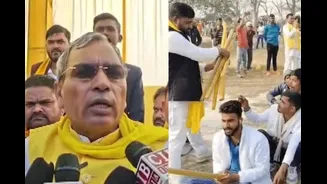 ‘Preparing For Future’: UP Minister Distributes Sticks To Over 2,500 Youth For Self-Defence