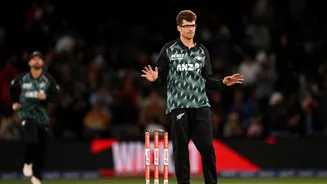 Mitchell Santner: First bowler with multiple T20I four-fers versus India