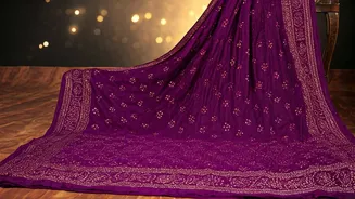 Deepika's Purple Saree: A Fashion Statement