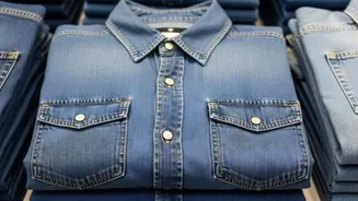 These styles go well with denim shirts