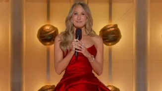 Leo's love-life, 'Wicked's runtime: Nikki Glaser's best Golden Globes jokes