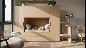 Small Homes Need Practical Pet-Corner Design