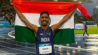 Gulveer Singh Earns Silver in Commonwealth Games Men's 10,000m
